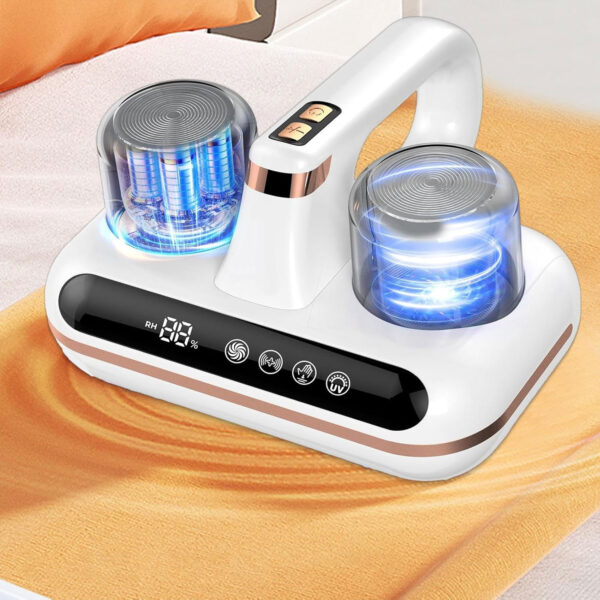 تصميم مكنسة كهربائية لاسلكية بقدرة 600 واط مع فلتر HEPA وضوء UV-C لتنظيف عميق وذكي