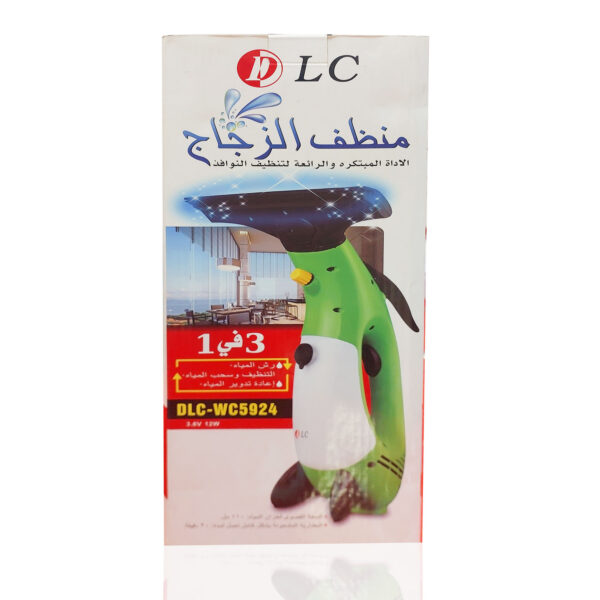 عبوة منظف الزجاج لاسلكي محمول 3 في 1 مع خزان مياه وضمان سنتين